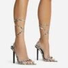 EGO Never-Ending Strappy Pointed Toe Stiletto Heel In Zebra Print Faux Leather -EGO shop 06 10 22 fw12750 copy 2