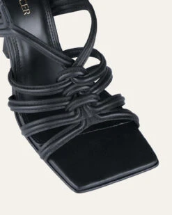 LIBBY HIGH HEEL SANDALS BLACK LEATHER -EGO shop 1W fBAjYCAvYwm96rjhyoHq4I 76920.1711107646