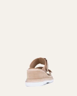 KELSEA MID HEEL WEDGE SANDALS LIGHT TAN LEATHER -EGO shop 1yCidcrVYaqijd4Stq2l2plMM 27896.1711106823