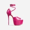 EGO Gabby Strappy Detail Peep Toe Extreme Platform Stiletto Heel In Pink Patent -EGO shop 20 01 23 fw acc49466 1 sq
