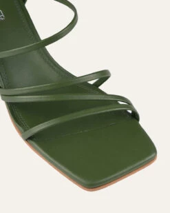 SOFIA MID HEEL SANDALS MOSS GREEN LEATHER -EGO shop 2QuOpwXKoNUmtASCPPREMOLz4 40782.1711106748