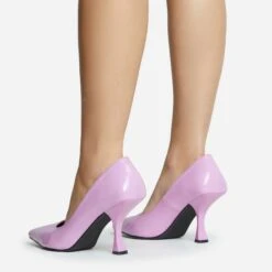 EGO Pointed Court Kitten Heel In Pink Patent -EGO shop 30 11 22 fw31730 sq