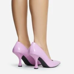 EGO Pointed Court Kitten Heel In Pink Patent -EGO shop 30 11 22 fw31731 sq