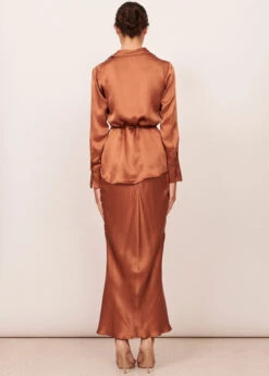 Valerie Silk Satin Skirt - Toffee -EGO shop 4D30yTijHi5MUATcUuOUbUqs 04057.1706704633