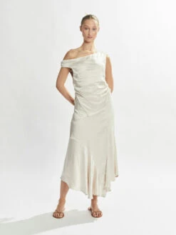 Isla Satin Midi Skirt Pearl -EGO shop 4Hrmg BkbG 5nK5AxBULMIx38 34928.1710761448