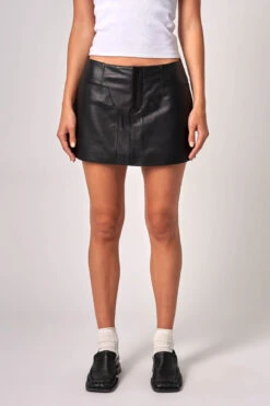 NEUW Cubist Skirt - Leather