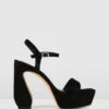 DELPHINA HIGH HEEL PLATFORM SANDALS BLACK SUEDE -EGO shop 56FhQwtWB70McrYSiWVzixovY 64956.1711106326