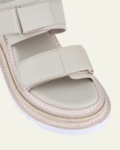 KELSEA MID HEEL WEDGE SANDALS SAND LEATHER -EGO shop 7FxqCmS3D kSkngqAh ccMvk 76522.1711106665