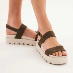 Zeze Wedge Strap Khaki -EGO shop 7o3 CWZ DzC1360jSgSijr 3M 15157.1711106438