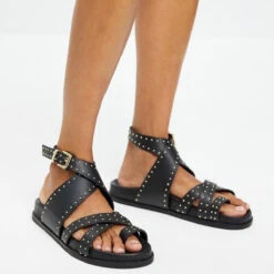 Vesper Footbed Black/Gold -EGO shop 8Svy6OIVOhlvaGD 9YacqTPCU 41841.1710257057