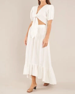 Saloma Linen Skirt - White -EGO shop 9bpQIyQSTapwWL1FBv2uTRa A 43150.1709897566