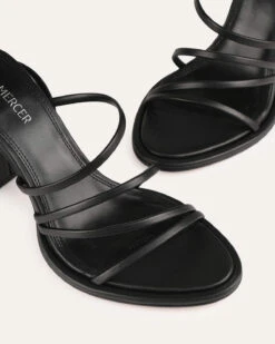 PIP HIGH HEEL SANDALS BLACK LEATHER -EGO shop AS23J7axsKiLz0bPnnEOczTA 87962.1711106751