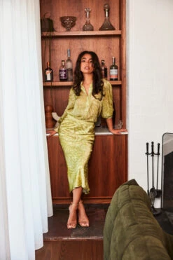 TALLOW SKIRT OLIVE ANIMALE