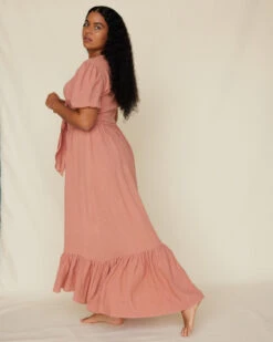 Saloma Linen Skirt - Rosewood -EGO shop DQlY6VGiv83epTKa ZigXkST0 53689.1710255808