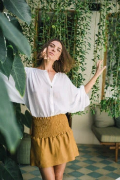 LIBERTY LEATHER SKIRT - TAN -EGO shop GhQiIWyHN6GtaRtu4N8xWP088 60878.1710589459