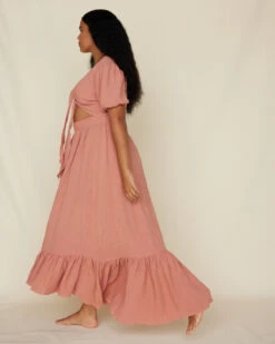 Saloma Linen Skirt - Rosewood -EGO shop KNTUdvjKFOFrqucCuVFoOPCmI 86018.1710255807