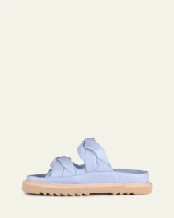 VENUS FLAT SLIDES ICE BLUE LEATHER -EGO shop OeMvXdvs WEbhb87pSrDspyck 12131.1711106739