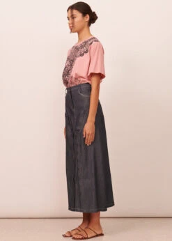 Thea Denim Skirt - Denim -EGO shop P5z0nDzjWIRf8bcbcLF0Kb nA 76662.1708006143