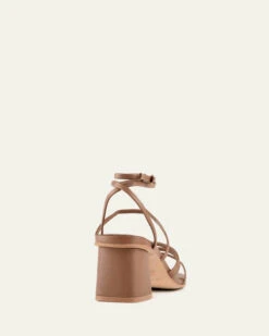 SOFIA MID HEEL SANDALS DARK TAN LEATHER -EGO shop TBLazS94uJ5curg5kdaKNrdgM 50786.1711106914