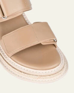 KELSEA MID HEEL WEDGE SANDALS LIGHT TAN LEATHER -EGO shop YJDybn1wMHKUKGGPf4Y0SXv5o 94298.1711106823