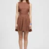 Poa Mini Skirt Brown -EGO shop YqTsMOoOpwSPfyX9BzsgkSXII 98315.1710761790