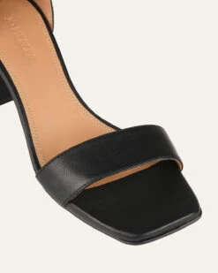 LURA MID HEEL SANDALS BLACK LEATHER -EGO shop eBmEhqoqZVOg6WKCOE eFMCKc 65739.1711106748