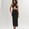 Frankie Wrap Skirt Black