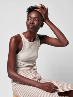 Billie Skirt - Bronze Low Tide Stripe -EGO shop giPwt0xWjS n 1E4xbrAI0uTM 51979.1706097084