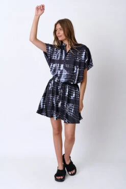 LUSTA Black Tie Dye Skirt -EGO shop hx MR1s vawvEhpsTnDdkKPLY 16143.1710502920