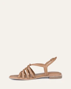 QUEEN FLAT SANDALS TAN LEATHER -EGO shop l76mJH8c1QGuAcTRw9y3a60Ng 03366.1711107226