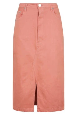 Long Midi Skirt - Faded Rose
