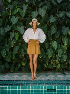 LIBERTY LEATHER SKIRT - TAN -EGO shop o9AIY VYR KaVRbazb6aTmdow 44694.1710589460