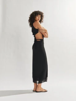 Frankie Wrap Skirt Black -EGO shop oo5Qmi2CmQhauwDV6NQxh J48 14472.1710933715