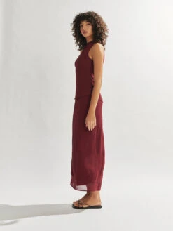 Frankie Wrap Skirt Burgundy -EGO shop pNK7 QIuoVQvVayAdBU3olPlA 88026.1710761048