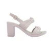 Melissa Velvet Heel - White