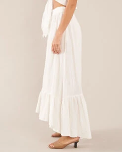 Saloma Linen Skirt - White -EGO shop rWN8XOr5wdL3Zm6HKAT9tVspU 83354.1709897568