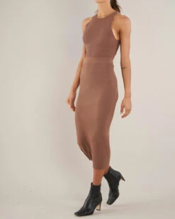 Afina Knit Skirt - Cocoa -EGO shop t4PN0LOzTIhLxdAFLXXV3MRtM 06687.1709816888