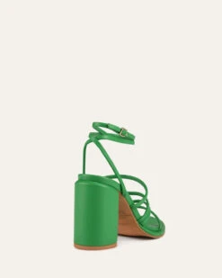 PIP HIGH HEEL SANDALS EMERALD GREEN LEATHER -EGO shop uxrYJemcE3vJKi3d9SAwmBmYk 08293.1711106667