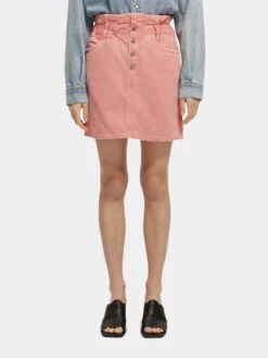 Scotch & Soda Break Garment-dyed Mini Skirt - 100488834