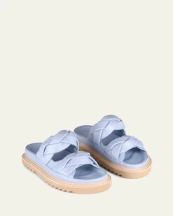 VENUS FLAT SLIDES ICE BLUE LEATHER -EGO shop zA nd1geFjITohLcIf6zwMCDk 91809.1711106738