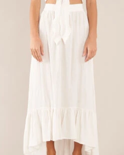 Saloma Linen Skirt - White -EGO shop zkgCTuygb HubmU LUILutpz4 64240.1709897566